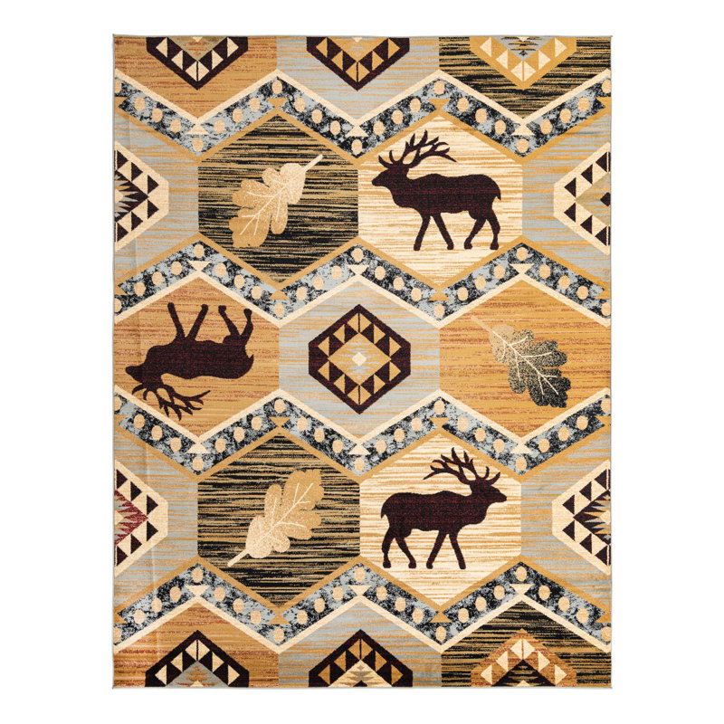 Pioneer Geometric Indoor Rug, Rectangle 9' x 12'