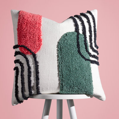 Almyra Abstract Square Cushion