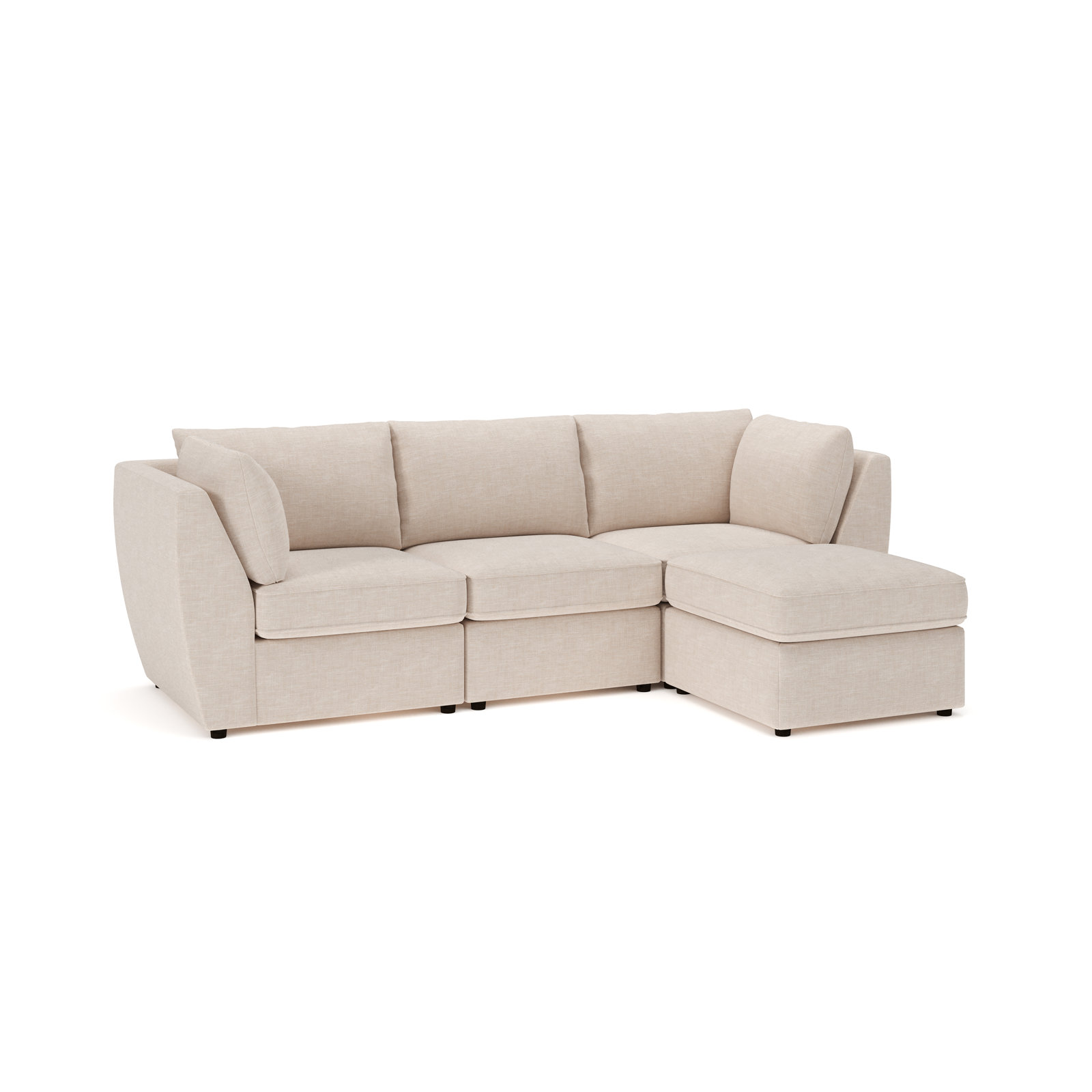 Caldwell 105" Modular Sofa, Lena Sand