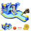 Jardin gonflable avec trampoline et parc aquatique gonflable 8 en 1