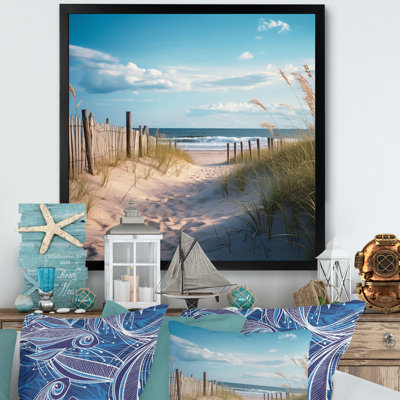 Path To The Beach IV - Nautical & Beach Wall Art Living Room