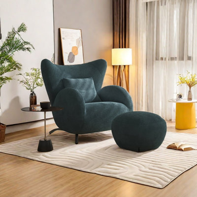 Soft Touch Chair with Carbon Steel Frame by hennahome