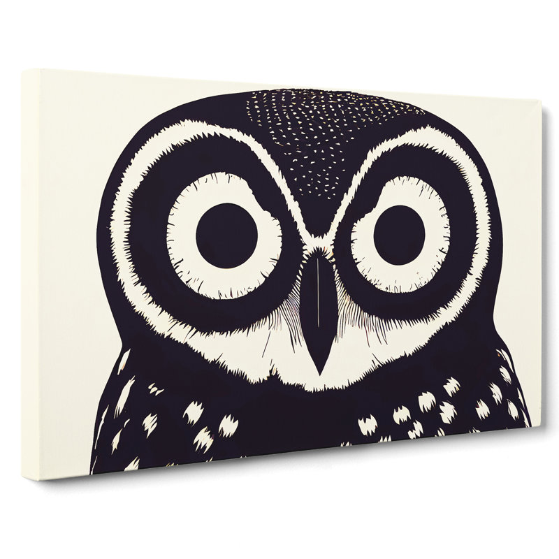Unique Owl Art Vol.4 - Wrapped Canvas, 35cm H x 50cm W x 3cm D