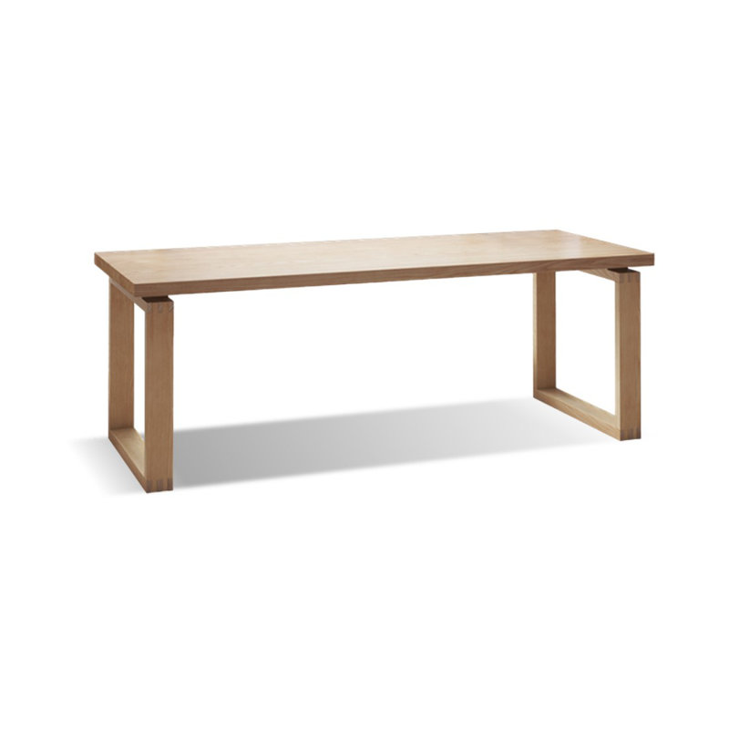 Bureau d'écriture Burlywood, H 29,53 po x l 70,87 po x P 27,56 po
