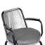 Modern Patio Bar Stools Set Of 2, Metal Rattan Chairs For Kitchen Patio