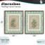Ensemble de 2 cadres flottants Green Botanical-893298183-893298200
