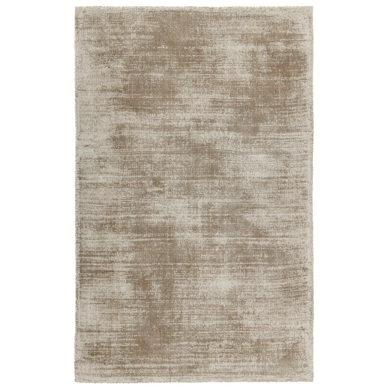 Tapis gris tissé à la main Asman, Rectangle 8 pi x 10 pi
