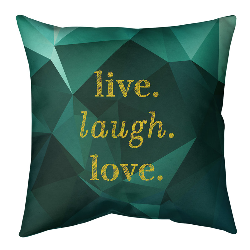 Coussin de sol, 40 po x 40 po, Vert/doré