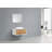 Alma 12'' White Polymarble Oval Bathroom Sink with Overflow