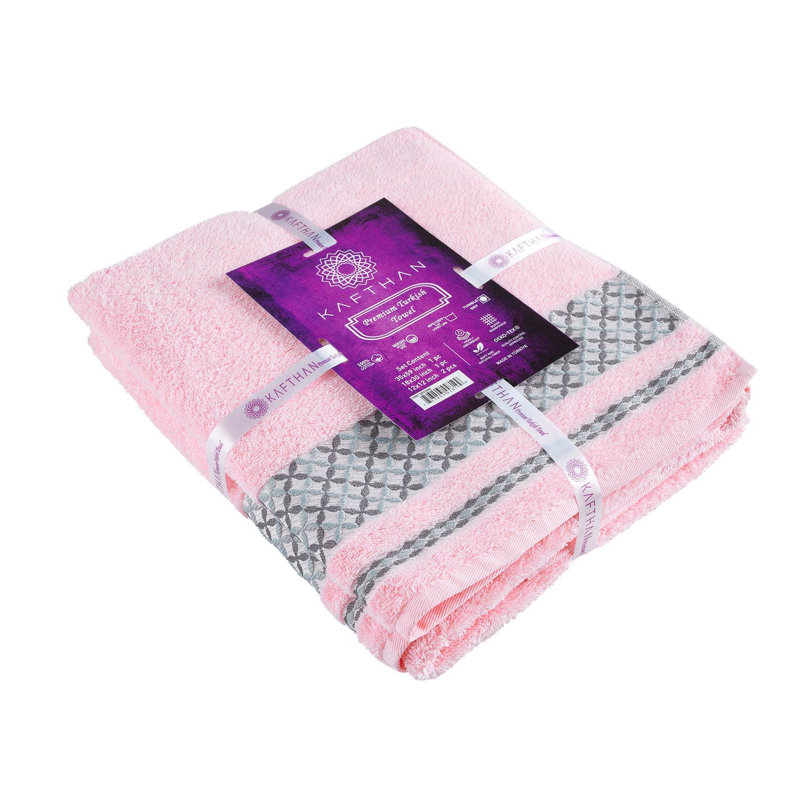 Serviettes de bain KAFTHAN, Rose