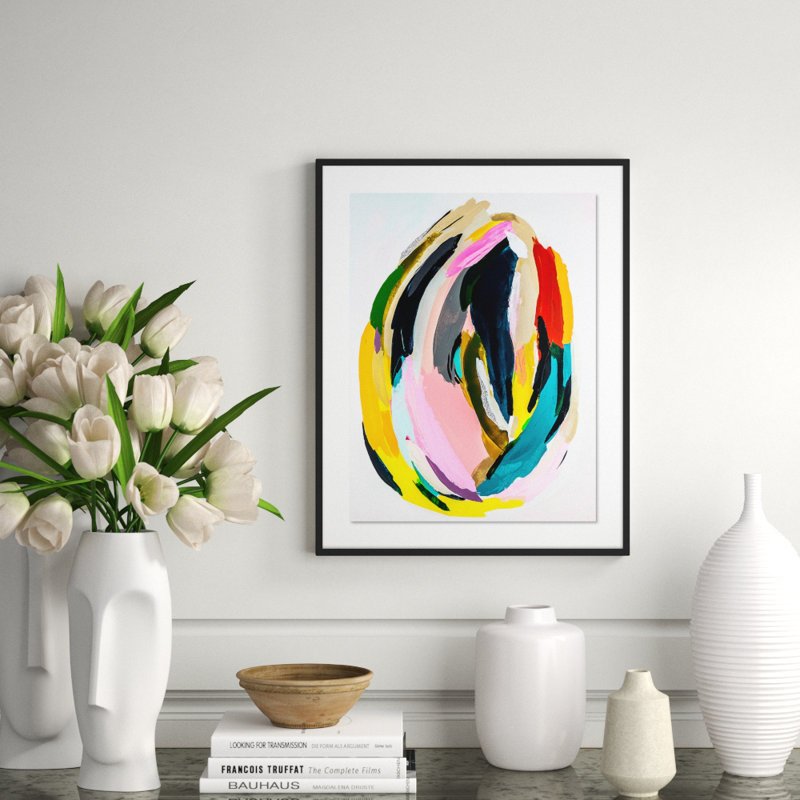 When It Ignites Painting by Angie Barker, Black, 40" H x 32" W x 2.5" D
