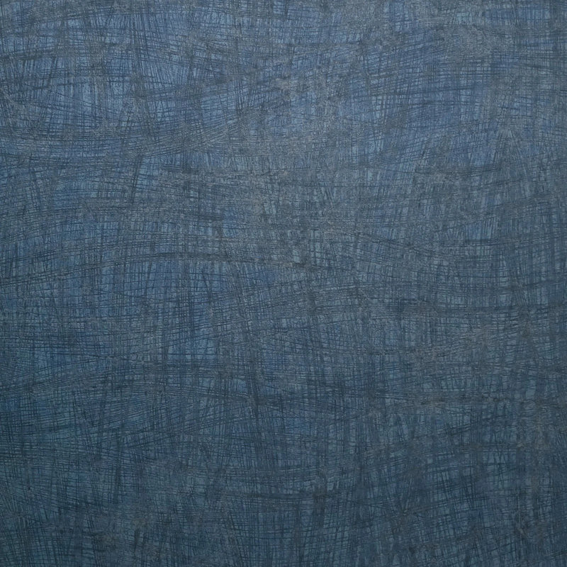 Papier peint quadrillé abstrait bleu marine et bleu sarcelle