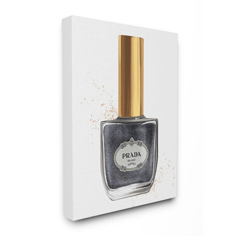 « maquillage black clouing-style doré soigné », impression, Toile tendue, H 30 po x l 24 po x P 1,5 po