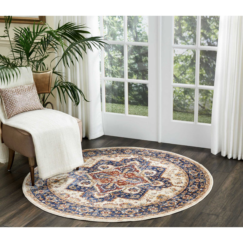 Westbrook Oriental Indoor Rug, Round 5'