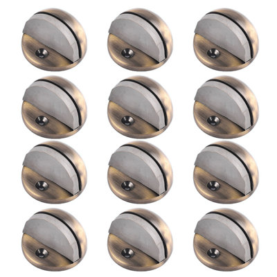 Eclipse Bumper Brass Floor Mount Stop