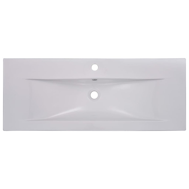 Lavabo encastré pour lavabo de salle de bain VidaXL, 39,8 po x 15,6 po x 7,3 po