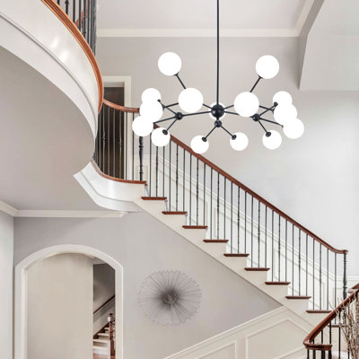 Lynanne 15 - Light Chandelier Modern Chandelier Dining Room Chandelier Bubble Chandelier Foyer Lighting Fixtures Vintage Chandelier