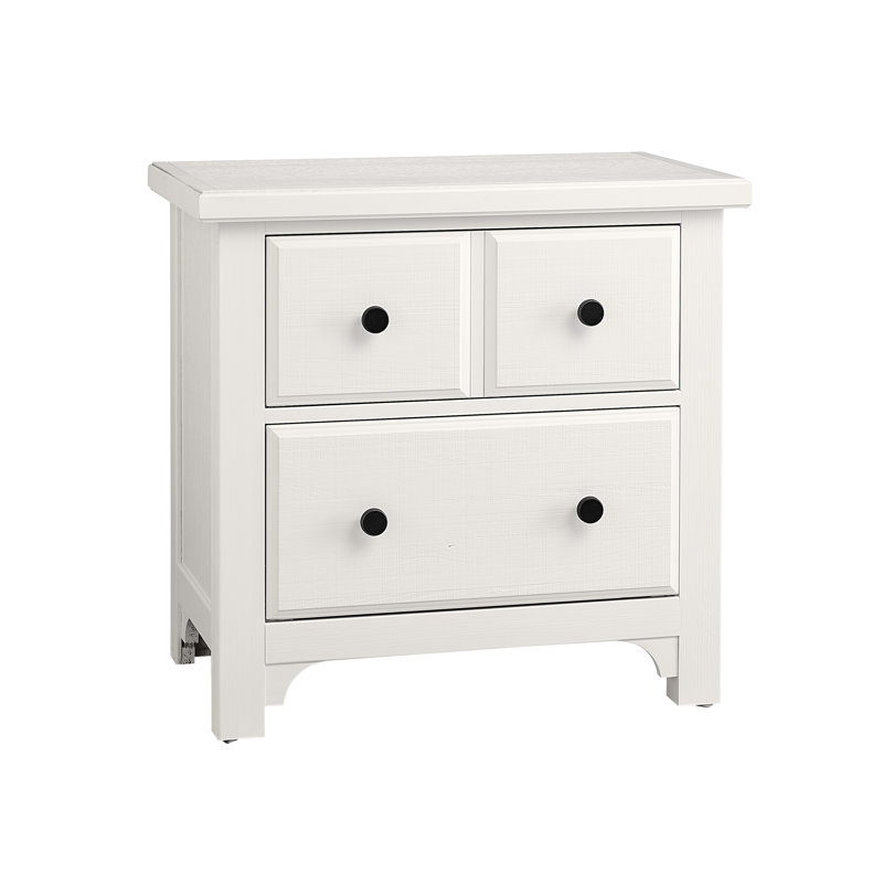Dragomir 27.5'' W Nightstand, Soft White