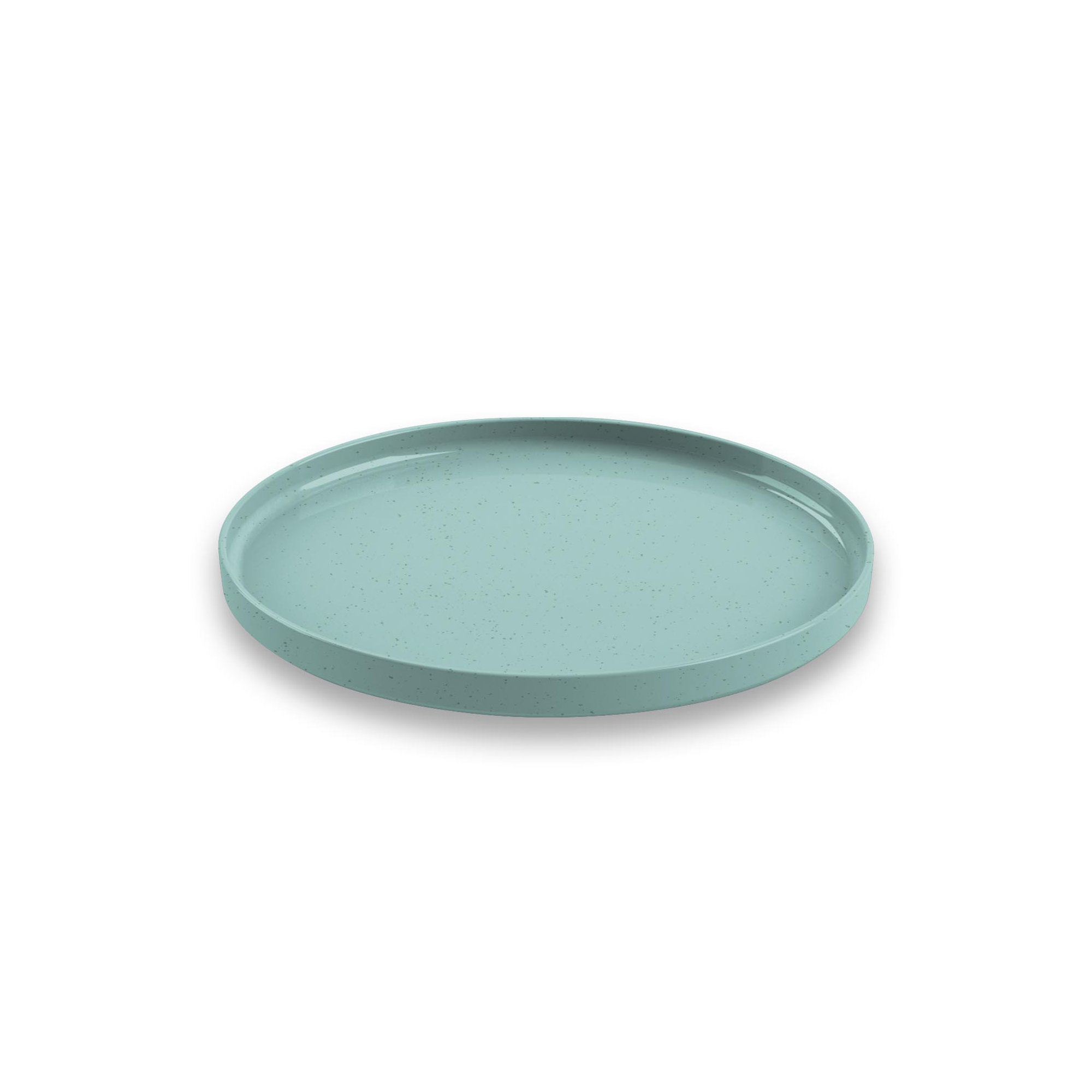 Palermo Bamboo Merge Salad Plate - Natural - 8.5", Teal