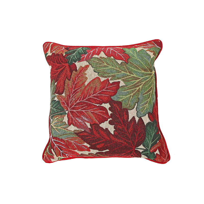 Coussin de tapisserie (feuilles d'érable) (18 x 18) - ensemble de 2