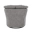Fauteuil demi-tonneau pivotant rembourré Lakitia Rowena -2136543499