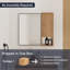 Armoire de toilette murale à miroir à fermeture en douceur 10 po Heny