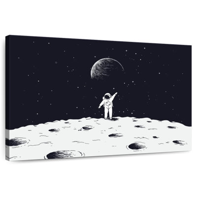 Oberle astronaute sur la lune