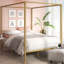 Toulouse Metal Canopy Bed Frame-59905134-59905131