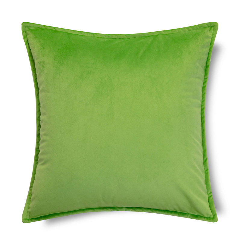 Housse de coussin carrée, Carré 18 po, Vert perroquet