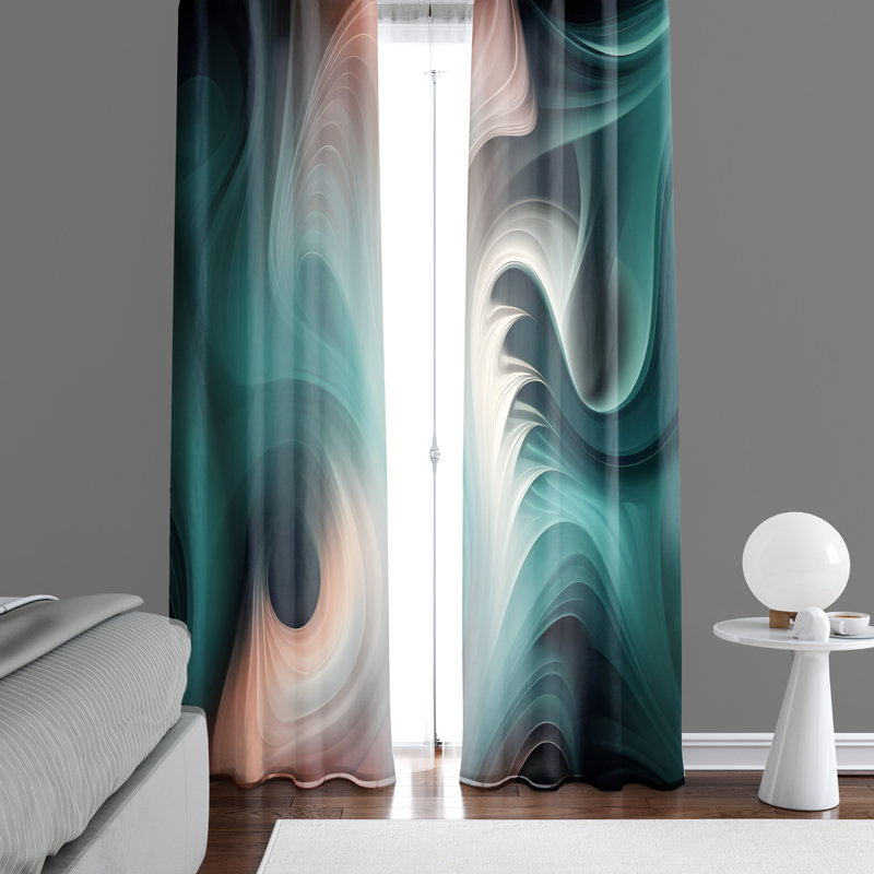 Rideau en polyester Birga, L 56 po x L 78 po