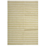 Hand Hooked Wool Striped Area Rug