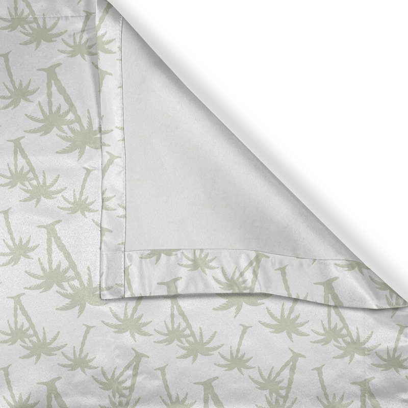 Rideaux décoratifs pour fenêtre à 2 panneaux East Urban Home Hawaiian, L 50 po x L 108 po