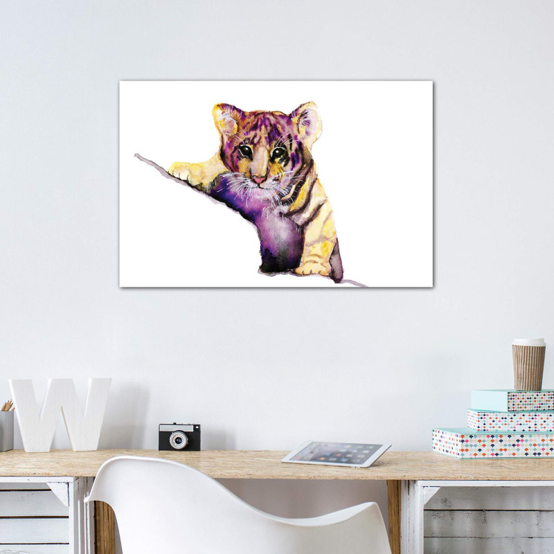 Art little tiger, Toile tendue, H 18 po x l 26 po x P 1,5 po