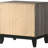 Grey Oak 2 - Drawer Nightstand For Bedroom, Organic Look From Natural And Tone, Two Drawers Organization, Metal Handles A Modern Touch, Rectangular Design, Construction, 23.5 Inches In Width, 24.33