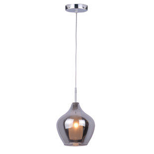 Amber Milano 1 - Light Chrome Unique/Statement Pendant