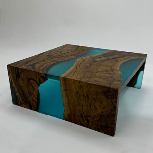 Asteria Blue Epoxy Coffee Table