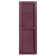 Straight Top Open Louver Shutters Pair