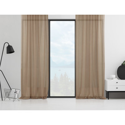 Sheer Curtain Panel Pair