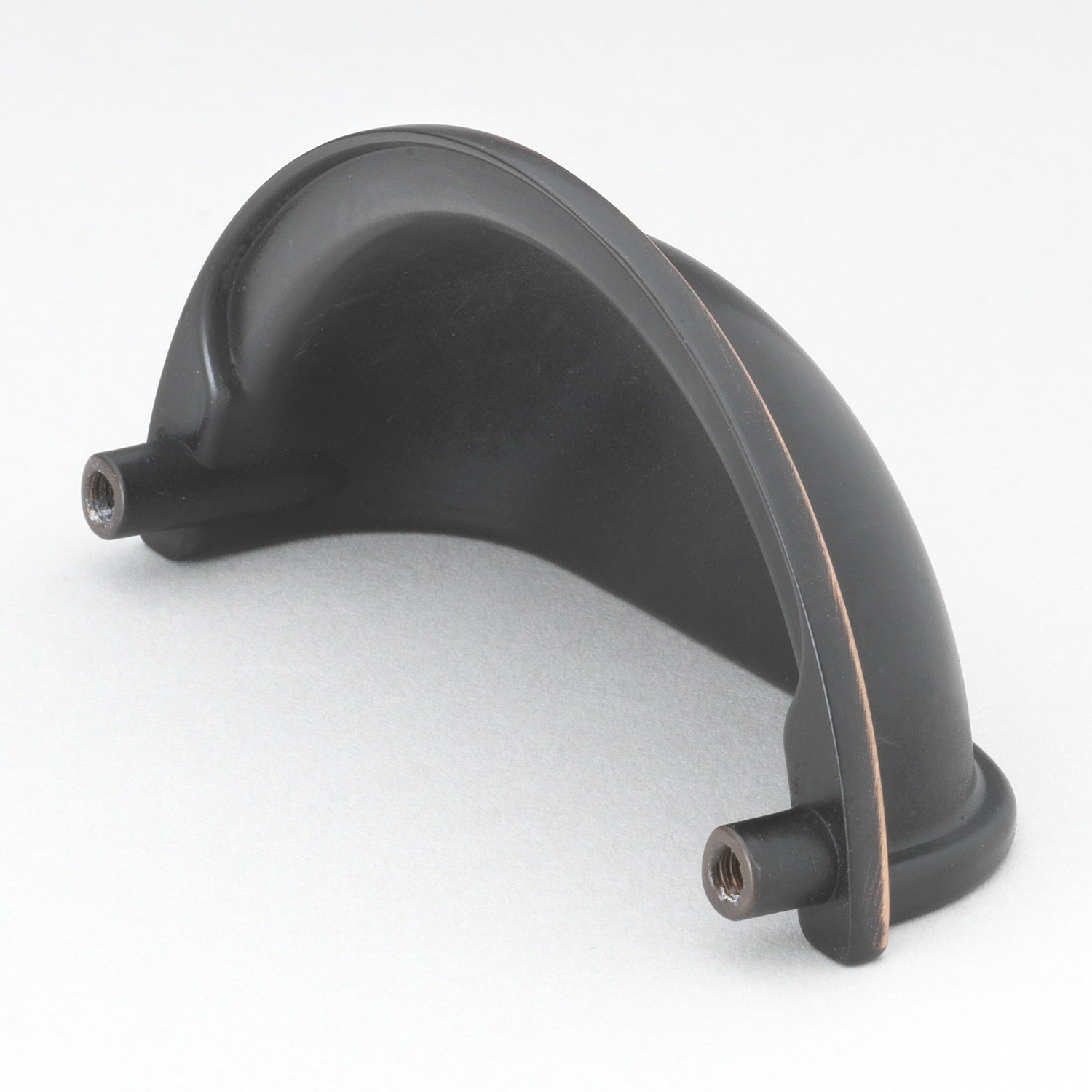 Classic Cup Bin Cabinet Pull, Oil Rubbed Bronze