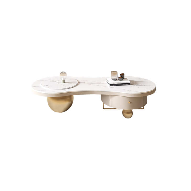 Table basse de style italien crème