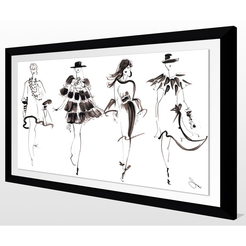 « piste inverse », impression, H 21,5 po x l 27,5 po x P 0,75 po, Cadre noir, Tapis transparent