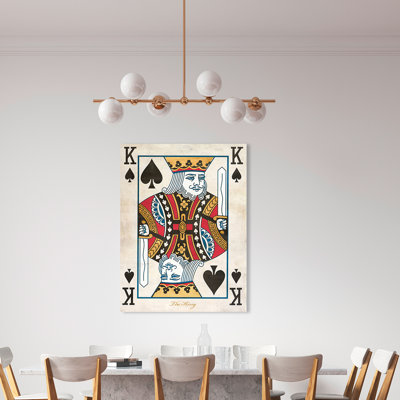 King of Spades 1 Piece Wrapped Canvas Wall Art