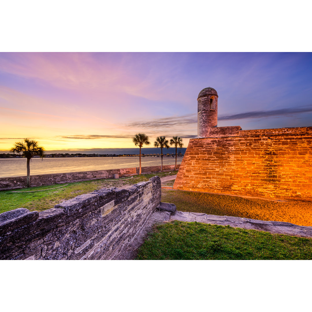 St. Augustine, Florida Spanish Fort - Wrapped Canvas Print