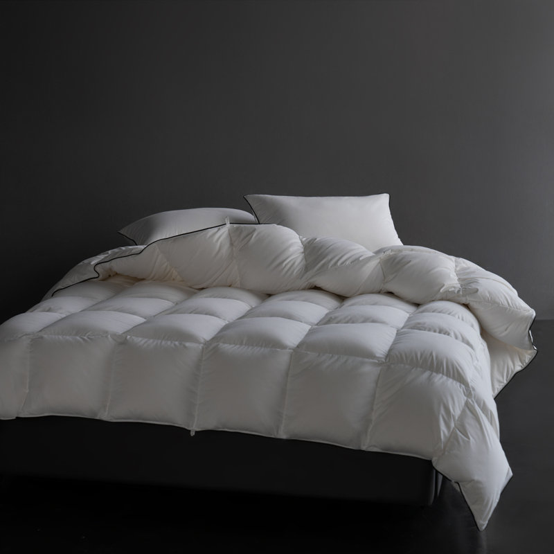 Hypoallergenic Comforter, Carbon Fiber Brushed, Down Fiber, King