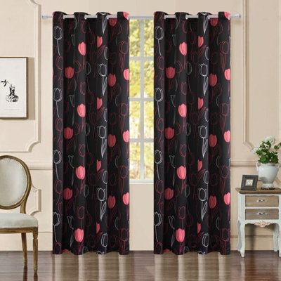 Spring Room Darkening Curtain Single Panel