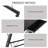 Arvina L-Shaped Metal Base Writing Desk