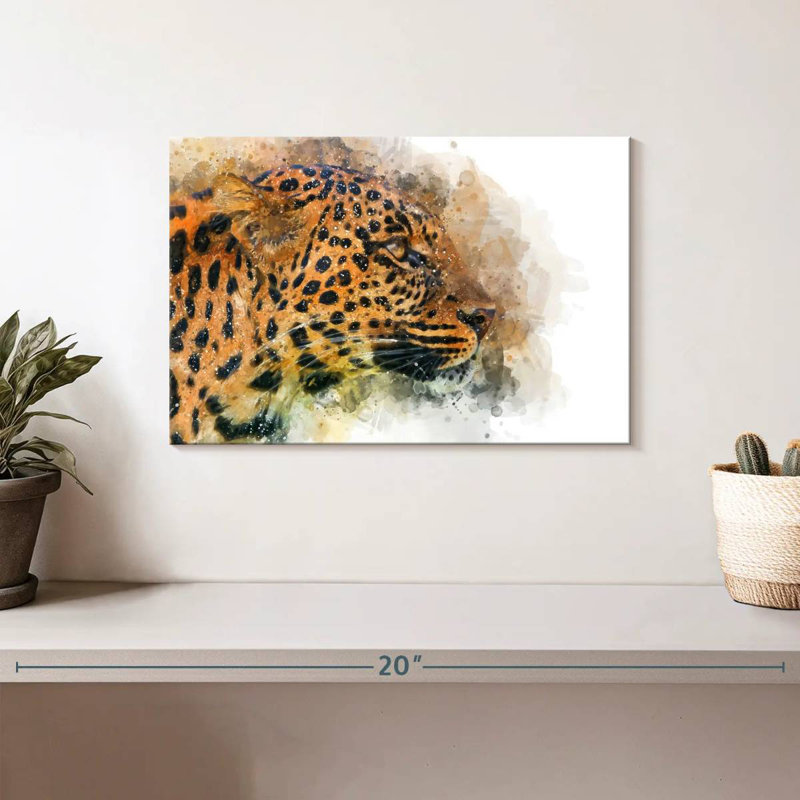 Brampt Wild Cat, 8" H x 12" W