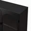 Armoire de rangement murale à quatre portes en verre avec installation facile et peu encombrante-1186326001
