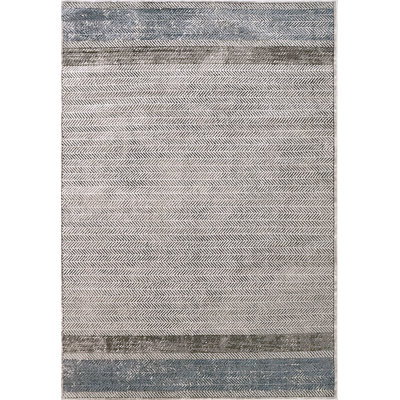Tapis gris / bleu Gotham