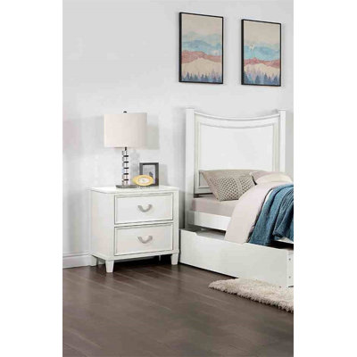 Table de chevet en bois massif Transition
